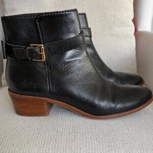 Kate Spade Black Bow Booties, Size 10